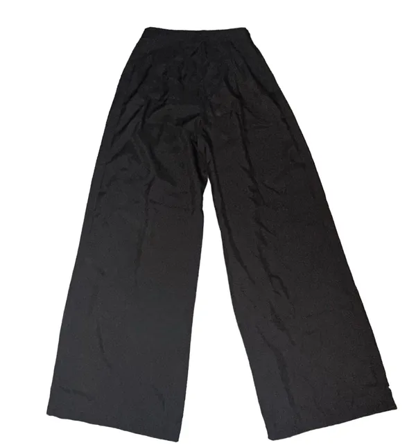 PrettyLittleThing Woven Pleated Front Wide Leg Pants - Image 4