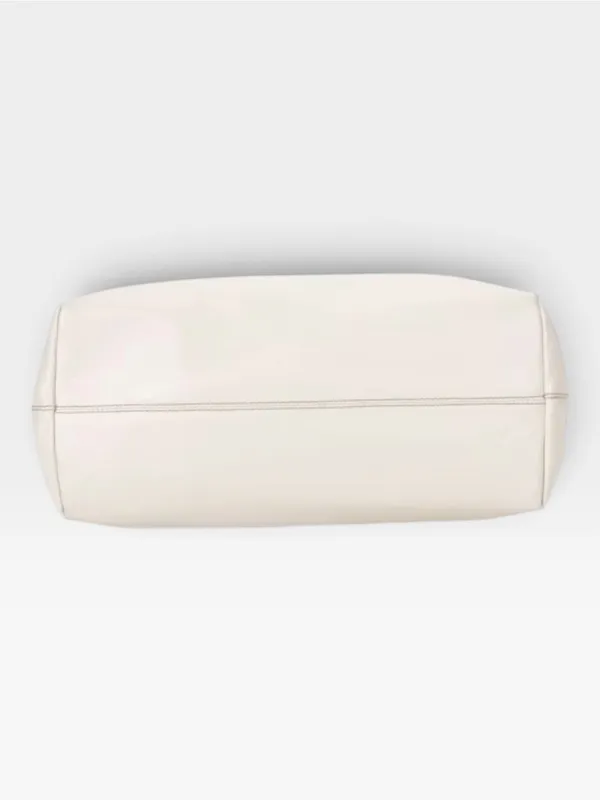 Prada White Saffiano Leather Large Tote Bag Purse WITH COA - Image 5