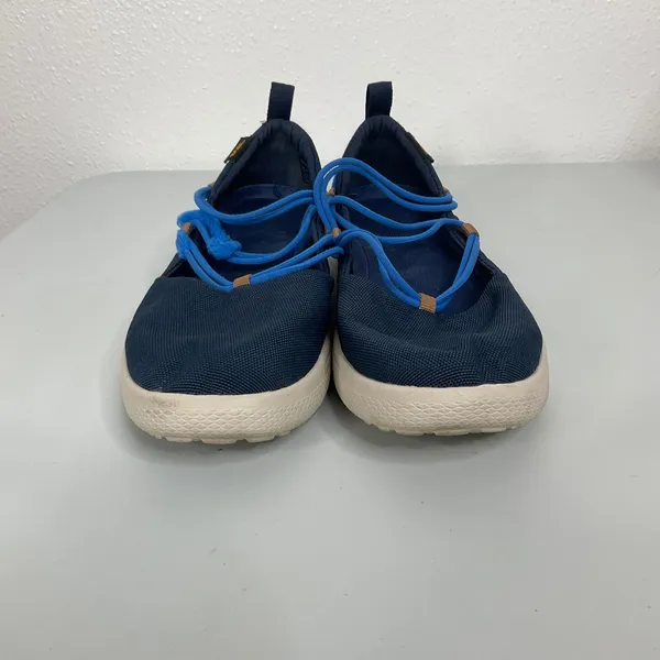 Teva Voya Infinity Mary Jane‎ Navy Blue Mesh Bungee Strap Flats 1106869 Womens 8 - Image 2