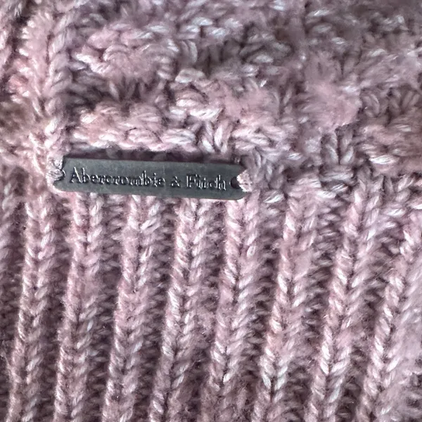 Abercrombie & Fitch Lilac Cable Knit Sweater - Image 3