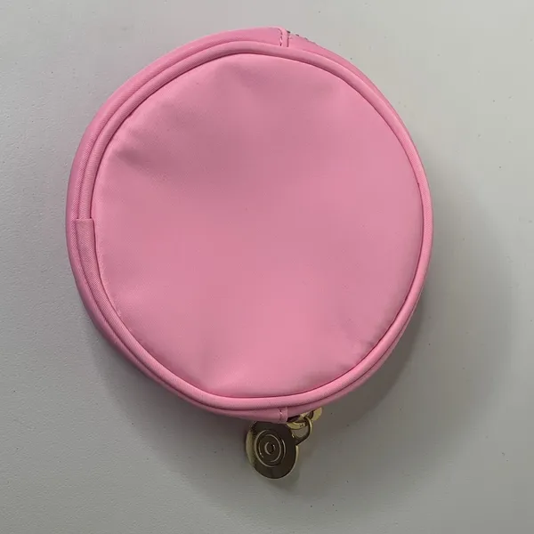 Stoney Clover Lane X Target Rainbow Patch Mini Circle Pouch Pink Zip Round - Image 2
