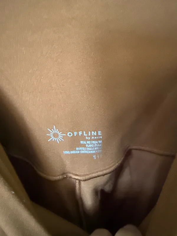 OFFLINE by Aerie High-Waisted Leggings Ruched Flare Legging - Image 3