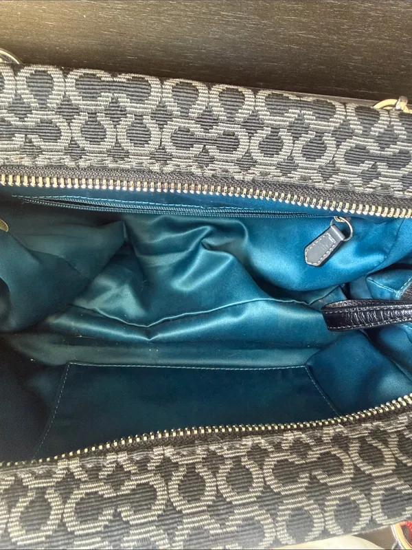 Coach Black Signature Canvas Shoulder Bag - Image 6