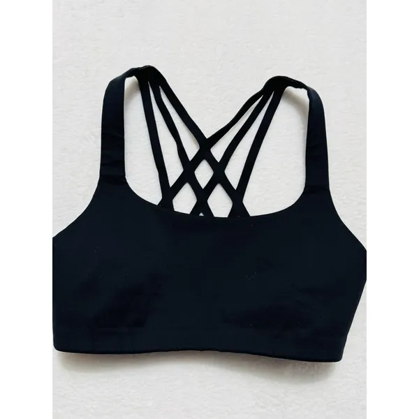 Lululemon Bring the Energy Sports Bra Size 6 B C Black - Image 2