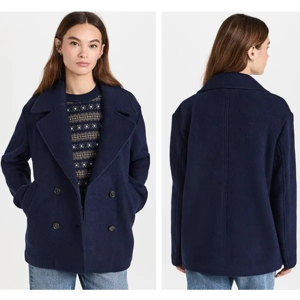 Faherty Atlantic Knit Peacoat Navy L - Image 8