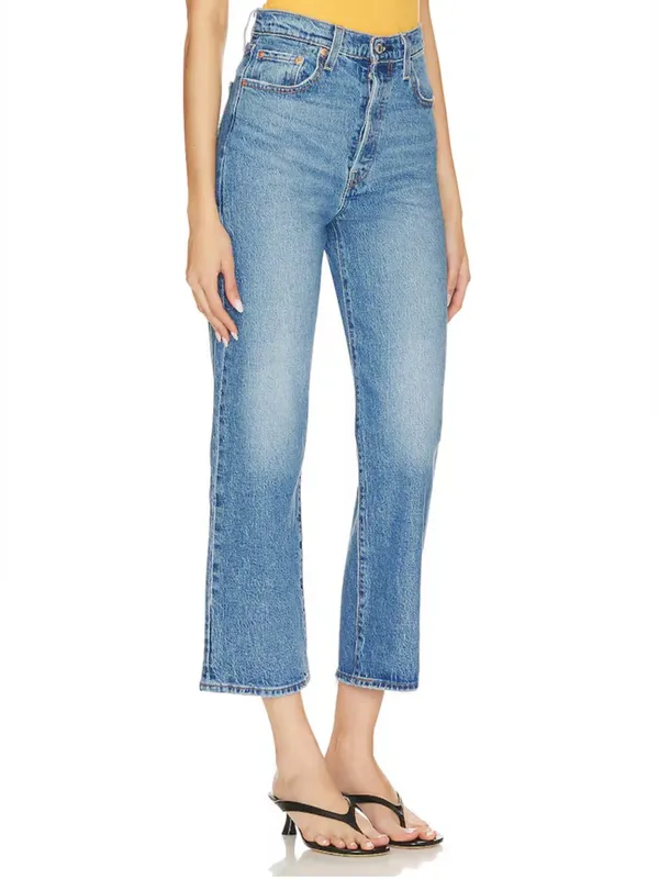 LEVI’S Ribcage Straight Ankle Jeans size‎ 24 High Rise - Image 2