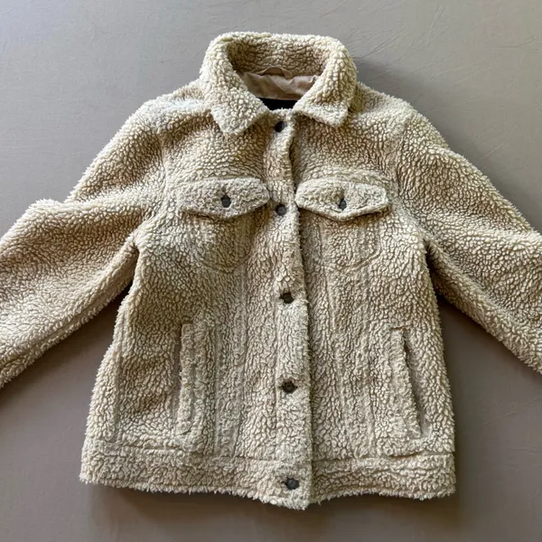 Hollister Teddy Bear Sherpa Trucker Jacket - Image 9