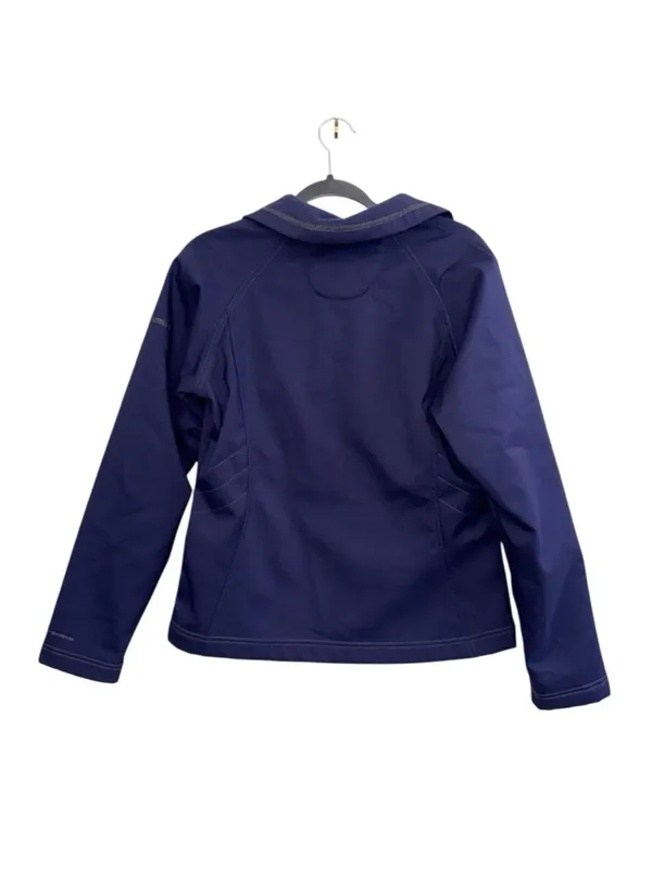 Columbia Navy Zip Front Shell Jacket Size Medium - Image 5
