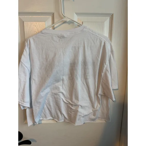 Penn State Cropped Tee Shirt White‎ Graphic Tee XL Boxy - Image 6
