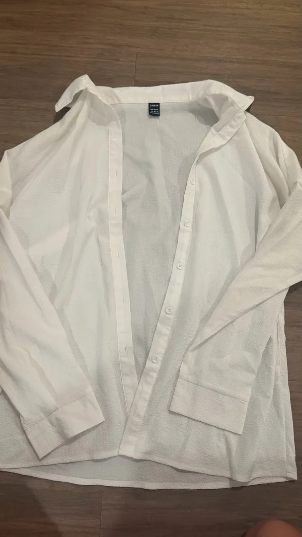 SHEIN linen long sleeve White Size M - Image 2