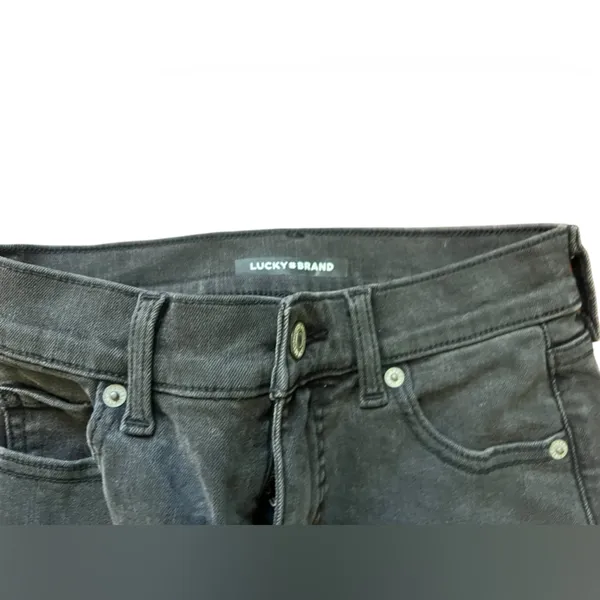 Lucky Brand Women's High Rise Dark Gray Jeans size 24 - Image 2