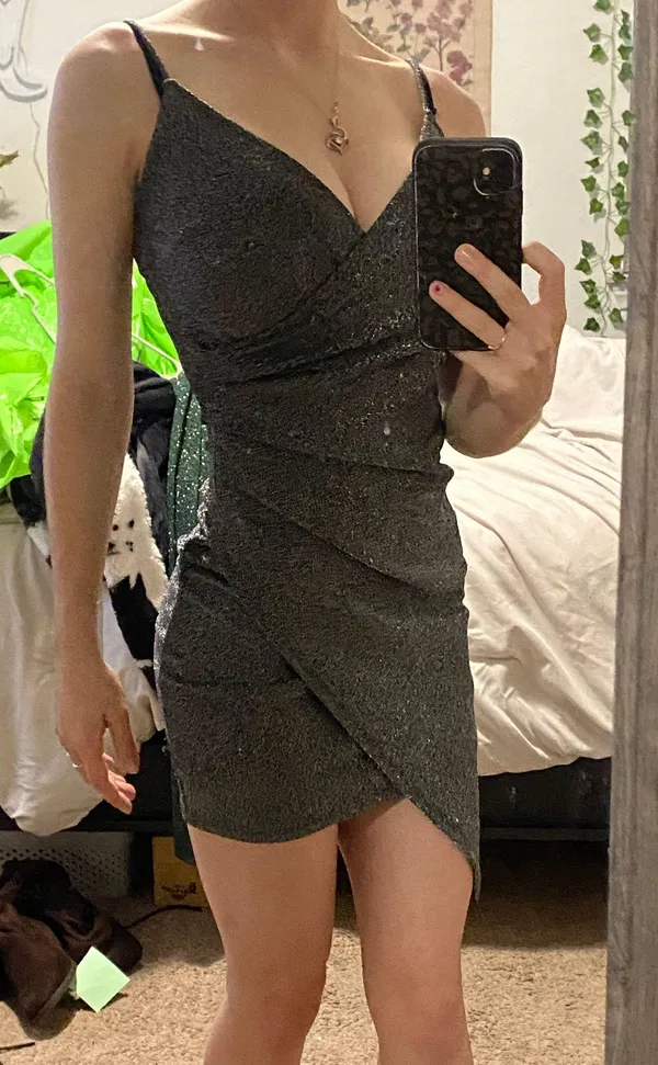 Windsor Sparkly Short Dress - Image 4