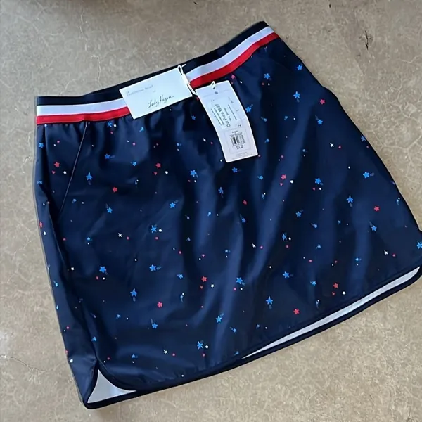 Lady Hagen Golf Skort Size‎ XS Blue Patriotic Star 4th of July Skirt NEW B22 - Image 5