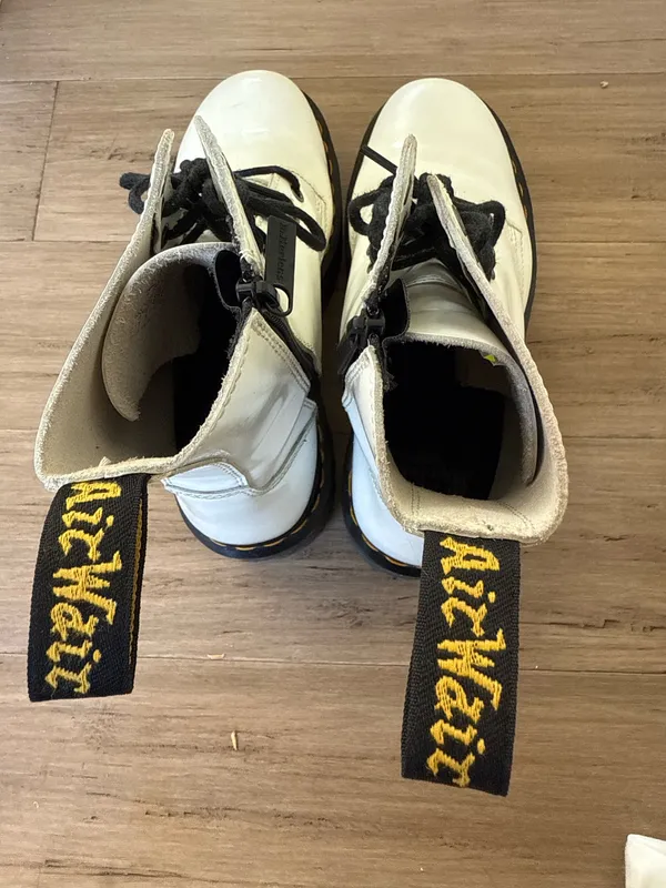 Jadon Dr. Martens Platform Boots White - Image 2