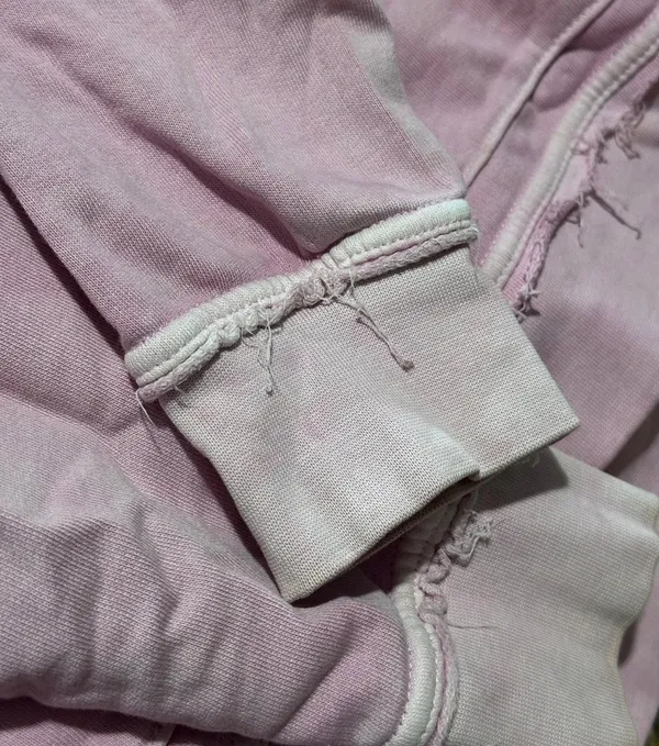 Divided Pink Puff Print Tell Me Something New Hoodie - Image 7