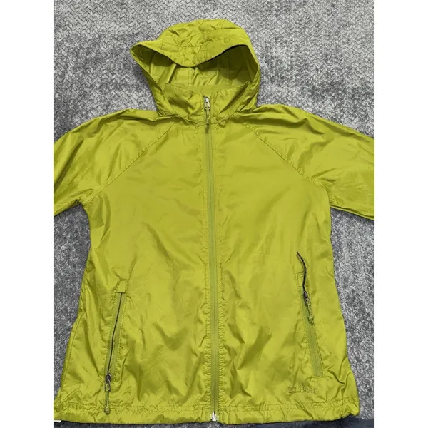 L.L.Bean Womens Green Lightweight Full Zip Windbreaker Jacket Outdoor Sz Xs - Image 2