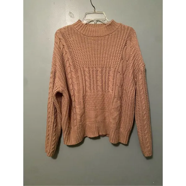 Time And Tru Mock Neck Knit Sweater Size XL - Image 4