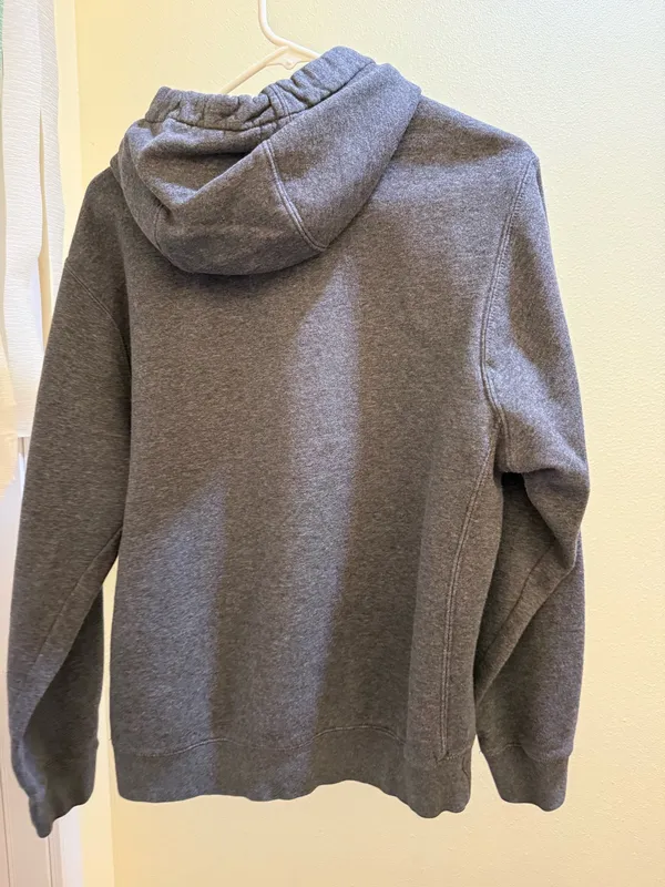 Grey Nike Hoodie - Image 2