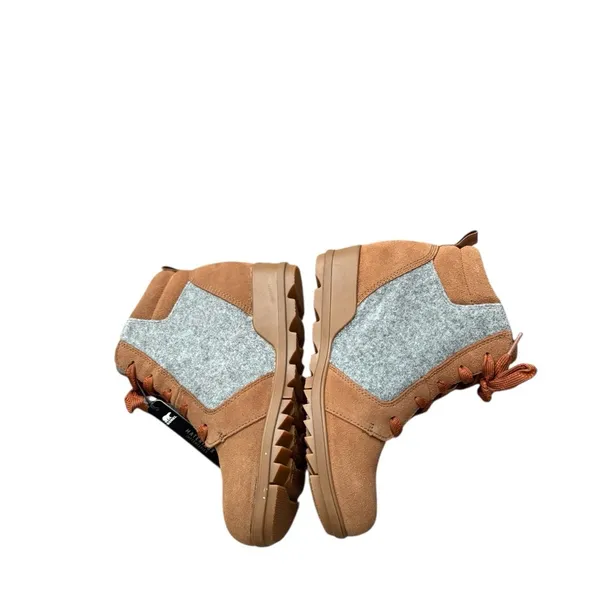 NWT SOREL Evie Lace Up Ankle Wedge Boots Booties - Image 9