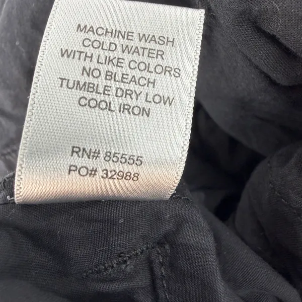 PISTOLA Rosie Black Utility Mini Shirt Dress Snap Front Elastic Waist Size XS - Image 12
