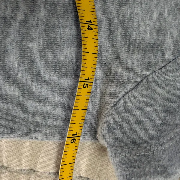 Brandy Melville Gray 14 Top with Blue Print One Size EUC‎ - Image 4