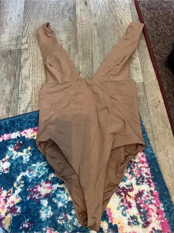 Zara Brown One-Piece Bodysuit - Image 4