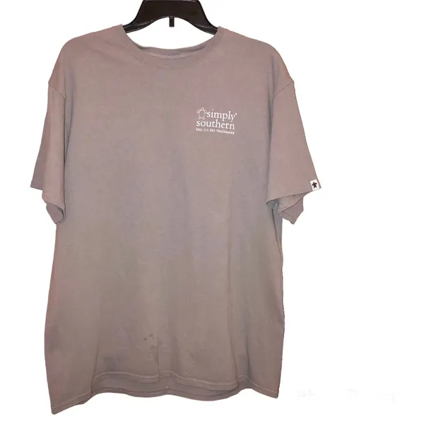 Simply Southern Classy Happy Lake‎ Paddle T-Shirt Grey Large - Image 2