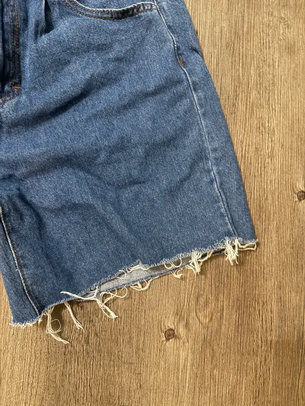 Handmade Just Be blue denim Jorts size S (super stretchy) - Image 2