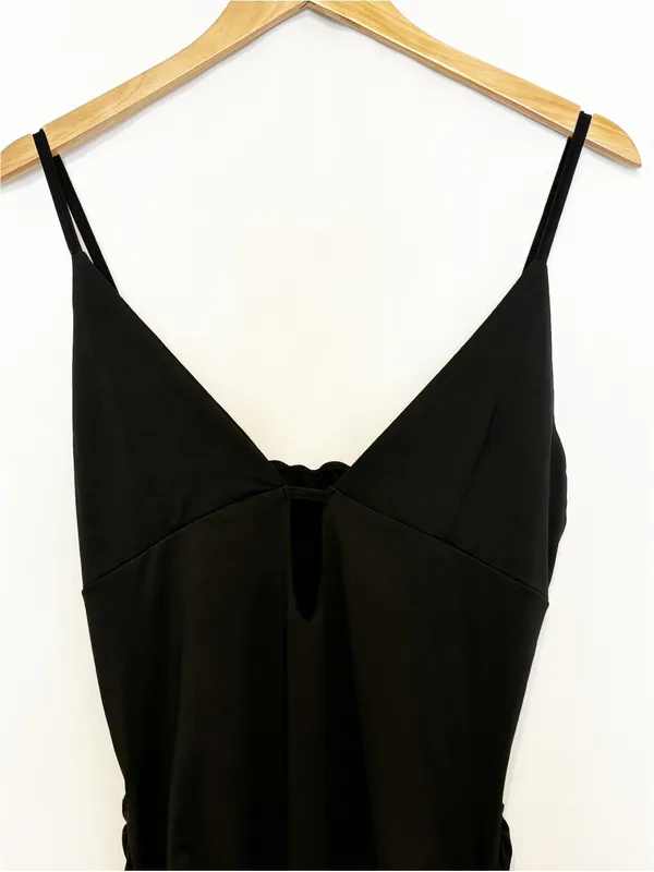 The 9pm Cut Out A-Line Mini Dress Black size Large NWT - Image 4