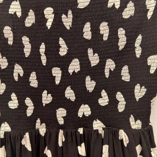 Maeve Anthropologie Heart Dress‎ Black Small - Image 13