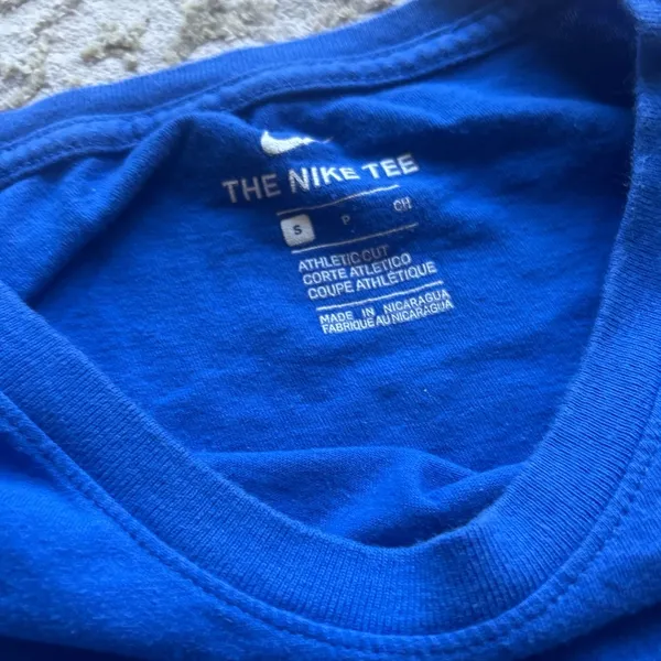 Nike Blue Short Sleeve Crew Neck Tee - Image 2