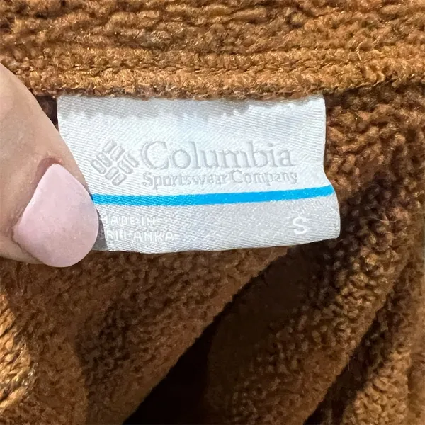 Columbia Women's Orange Hooded Pullover Sweatshirt Size S Long Sleeve Casual - Image 6