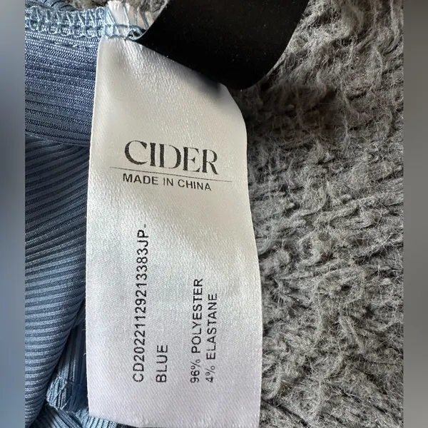 NWT Cider size small blue jumpsuit - Image 5