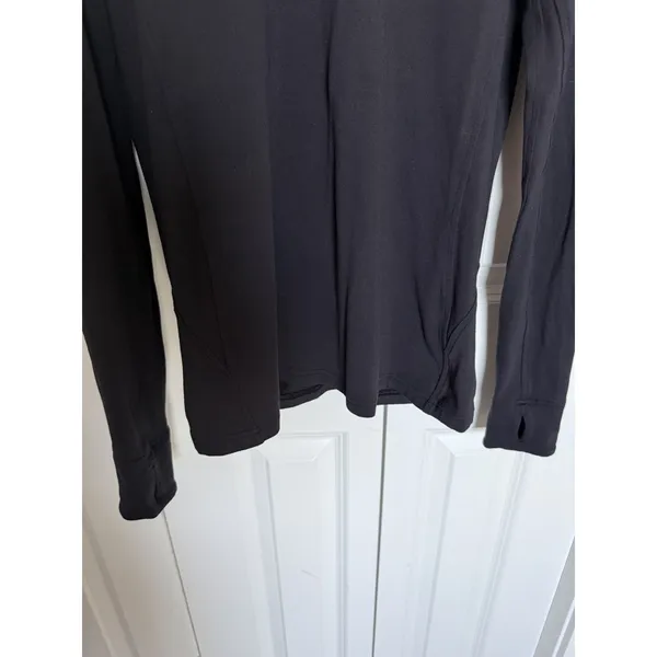 Lululemon Ready to Rulu Turtleneck Pullover Long Sleeve Shirt Top Black Size 6* - Image 5