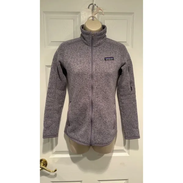 Patagonia Better Sweater Jacket XS Heathered Lavender Full Zip Fleece STY25542 - Image 3
