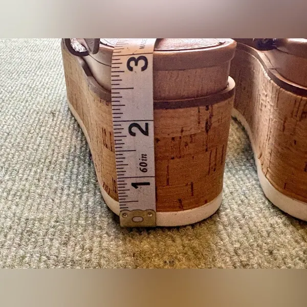 Steve Madden Tan Kemmy Leather Tan Sandals Heeled - Image 6