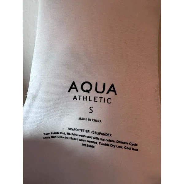 Aqua white athletic dress built in shorts size small tennis dress NWT $88 - Image 5