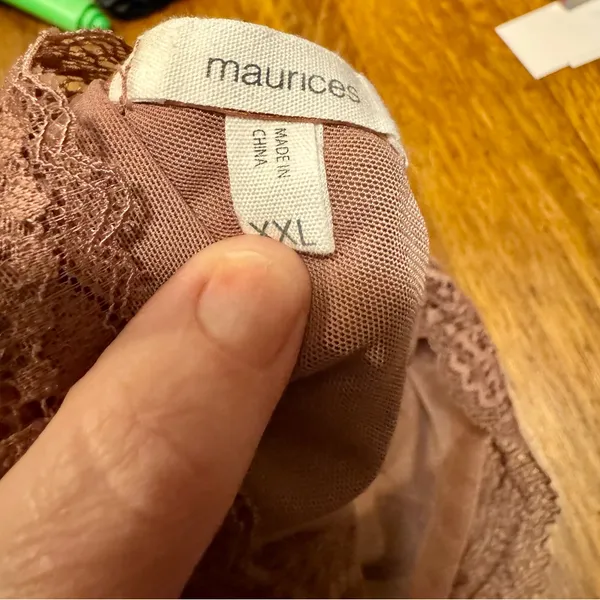 Maurices Delicate‎ Lace Bralette in Soft Mauve - Image 4