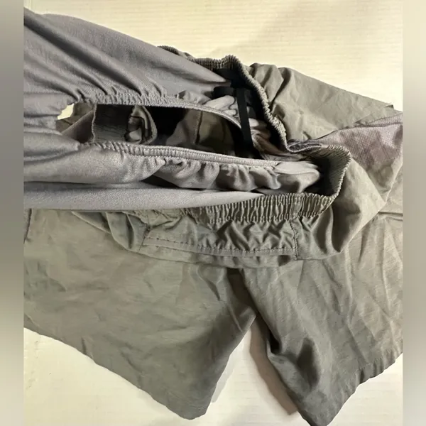 Nike Dri-Fit Gray Workout Running Short with Inner Panty Women Size Small‎ - Image 9