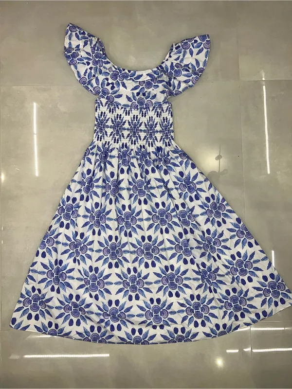 Hill House Akilah Nap Dress - Blue Shell - Image 7