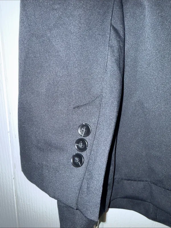 HALARA Black Single-Breasted Blazer with Flap Pockets - Image 5