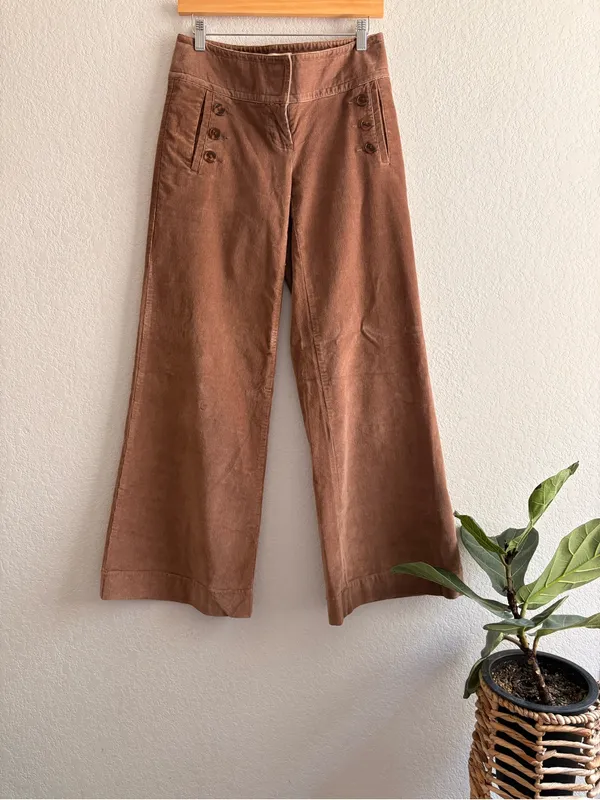 London Jeans Women Pants 2 Marisa Fit Bootcut brown Low Rise Tan Retro - Image 2