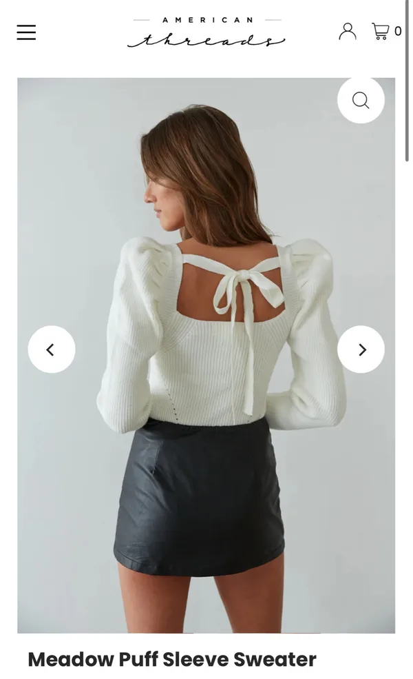 American Threads Sweater Top - Image 2