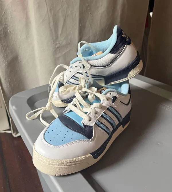 NWT adidas originals rivalry 86 low cloud white/clear blue/shadow navy - Image 6