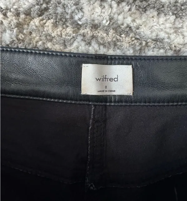 Aritzia Melina Pants Leather - Image 3
