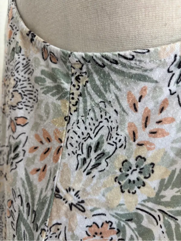 Sage Green & Peach Floral PJ Set - Image 5