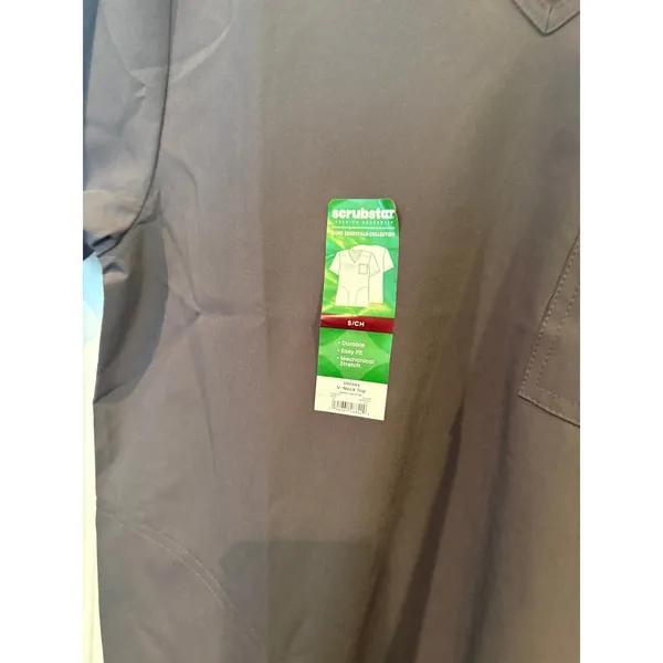 Scrubstar‎ Black Scrub Top Size Small - Image 4