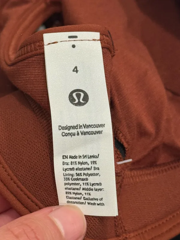 Lululemon Flow Y Wrap Front High Neck Bra - Image 4