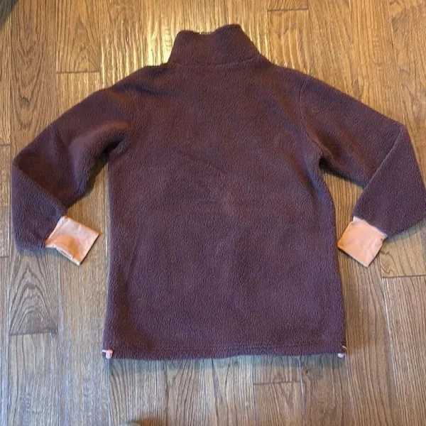 Offline by Aerie NWOT burgundy fleece quarter zip - Image 11