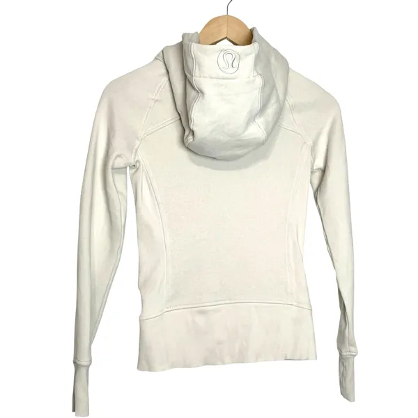 Lululemon Scuba Full-Zip Hoodie *Bone - Image 4